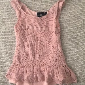 Pale pink vintage blouse